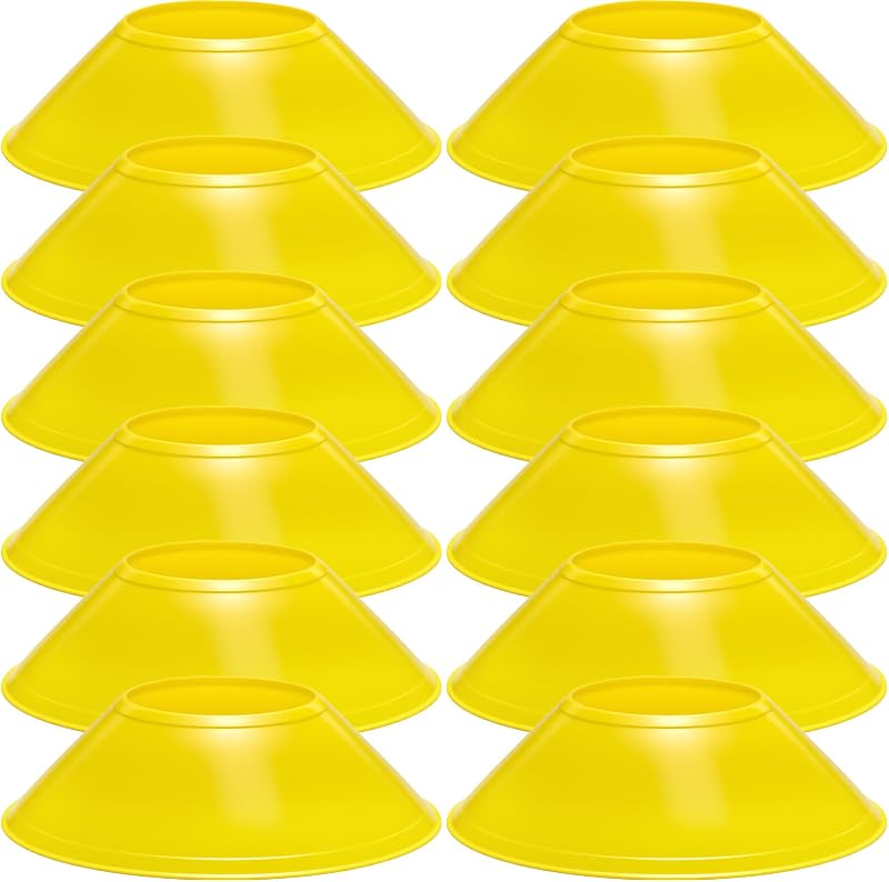 12 Pcs Mini Soccer Cones for Sport Agility Disc Cones Soccer Training for Agility Drills Sports Football