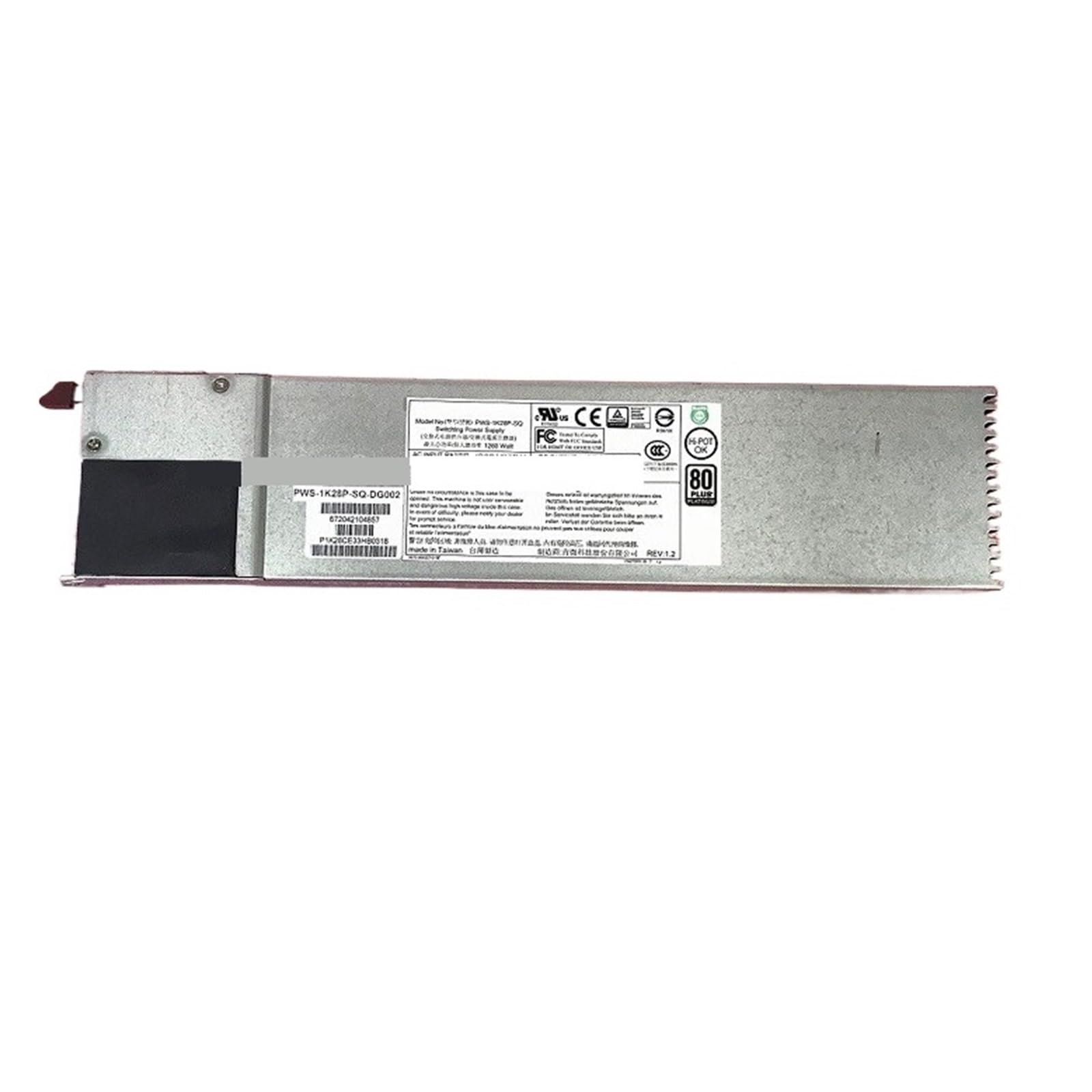 Alimentation PWS-1K28P-SQ 1280W à haut rendement et ventilation silencieuse