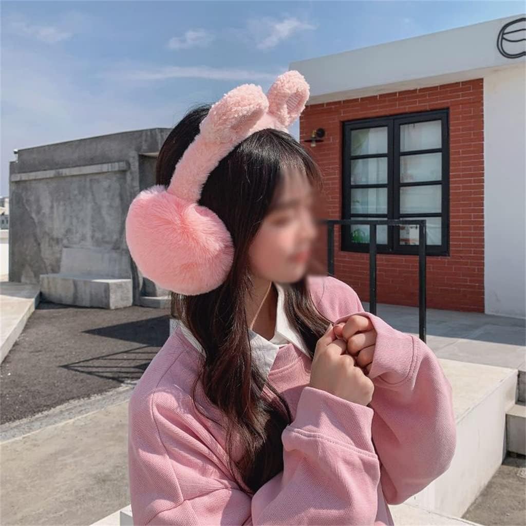 Light Winter Ear Protection Warm Earmuff Girls Cute Cover Plush Bag Foldable Warmer