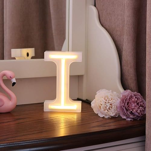 Miniatura 3 de GUOCHENG Letras de neón LED Carpa de luz alfabeto letrero de neón decorativo luces para el hogar boda Navidad cumpleaños fiesta tienda I