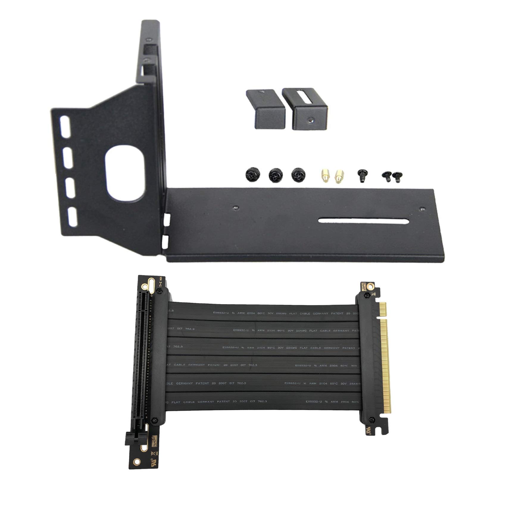 Soporte vertical GPU soluciona flexión de tarjeta de imagen con extensión PCI Express 8