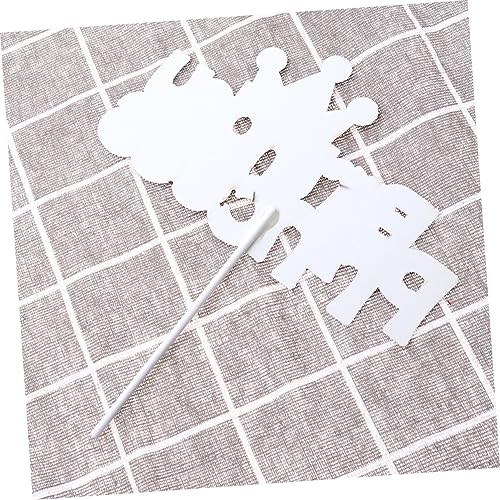 VILLCASE 6 Peças Toppers De Cupcake Toppers De Sobremesa De Aniversário Palhetas De Frutas De Aniver