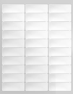 enKo 1 x 2-5/8 Inch 30 Up Return Mailing Address Labels White Printable FBA Labels (300 Sheets, 9000 Labels)