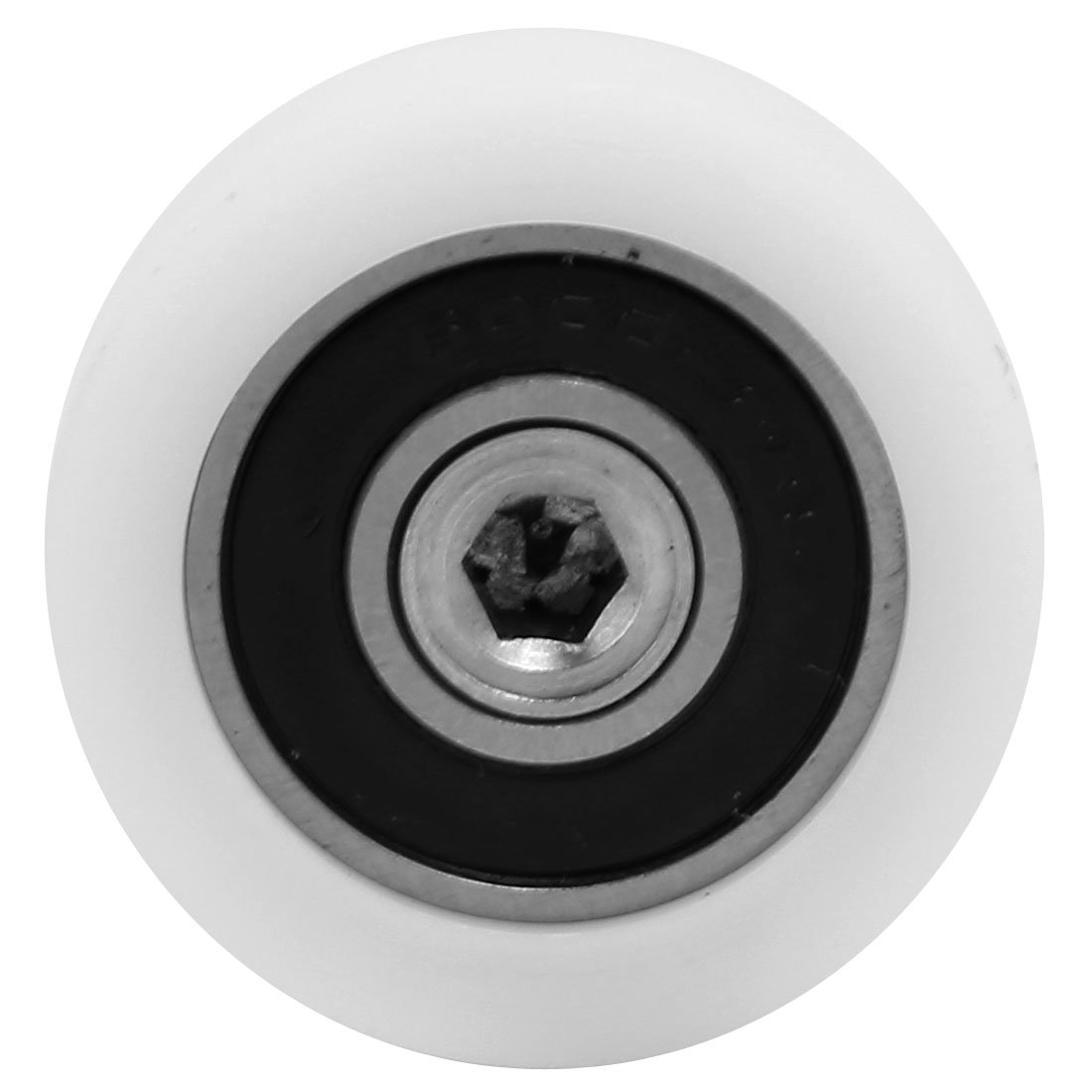 Aexit M8 x Material handling 10mm Stainless Steel Thread Ball Bearing Pulley 10mm x 35mm x 11mm 2pcs Model:13as583qo331