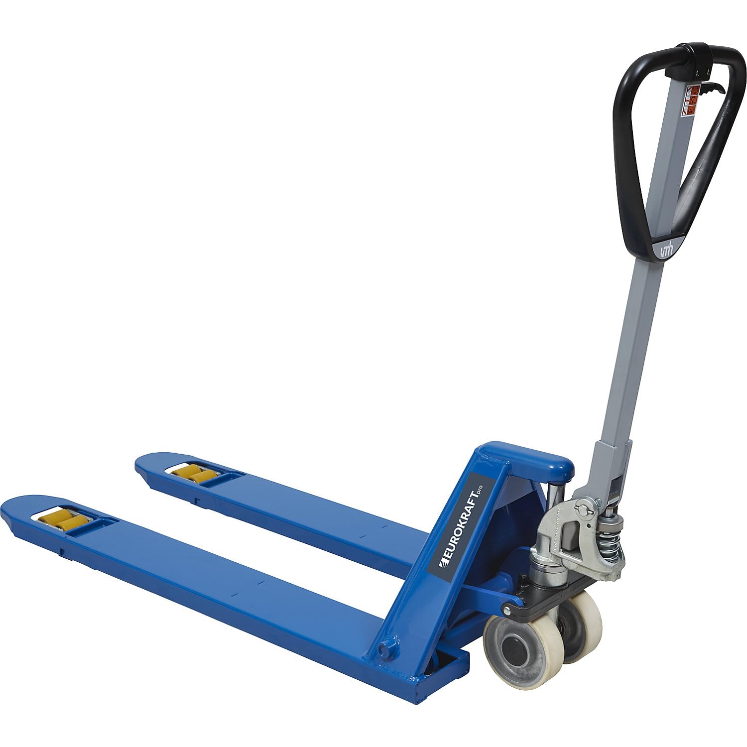 eurokraft pro | Paletthubwagen | Extraniedrig, Unterfahrhöhe 55 mm, Gabellänge 1150 mm