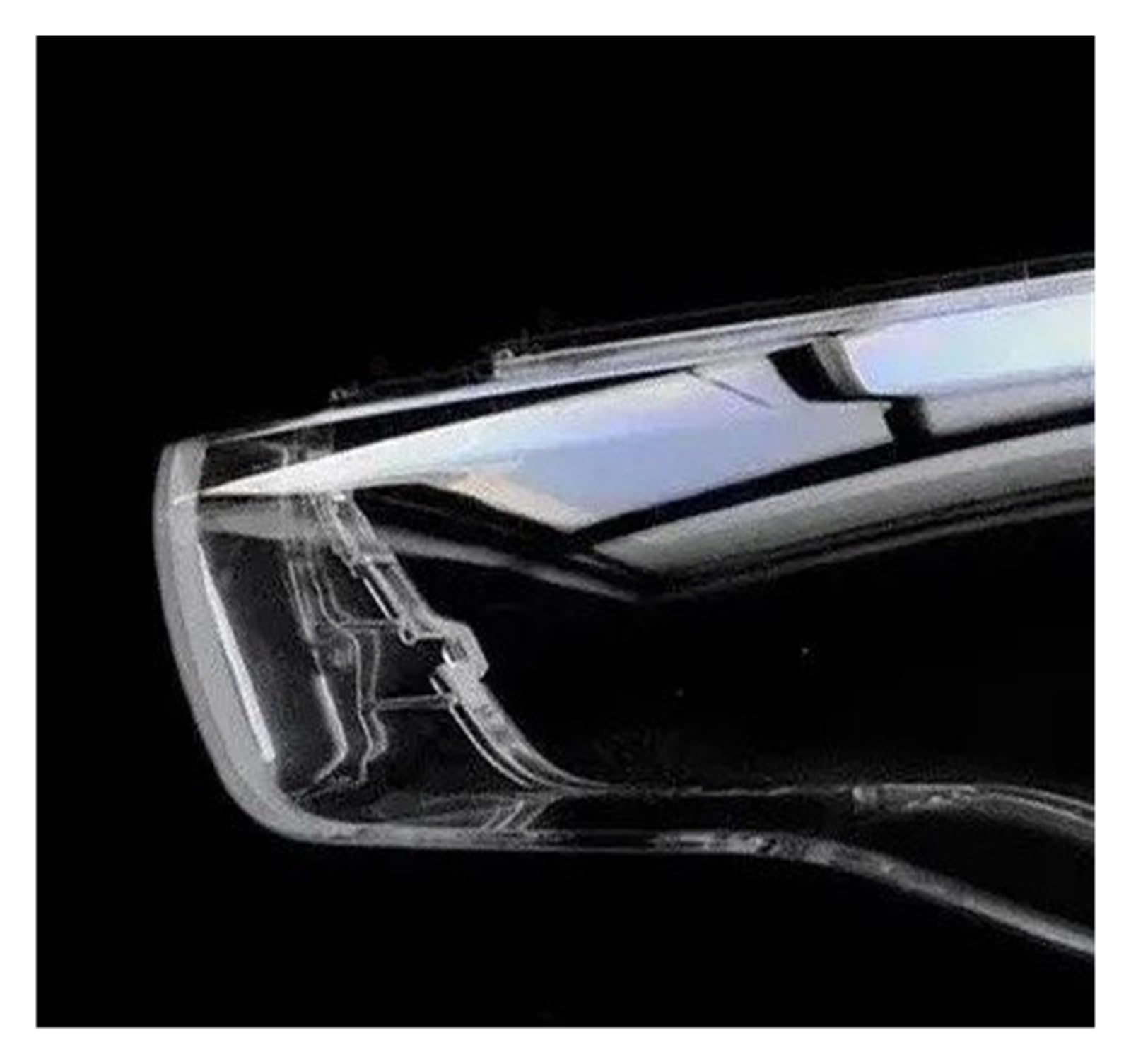 Cristal De Faro Coche para A1 8X Pre-faclift 2010-2014 Cubierta Cristal Lente Faro Coche | Resistente intemperie Pantalla lámpara Cubiertas lente carcasa brillante(1pc Left Side)