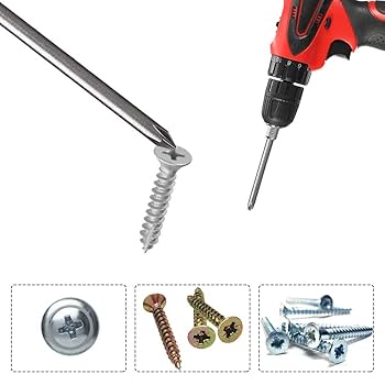 Saiper 8pcs Magnetic Cross Head Screw Driver Bit Phillips