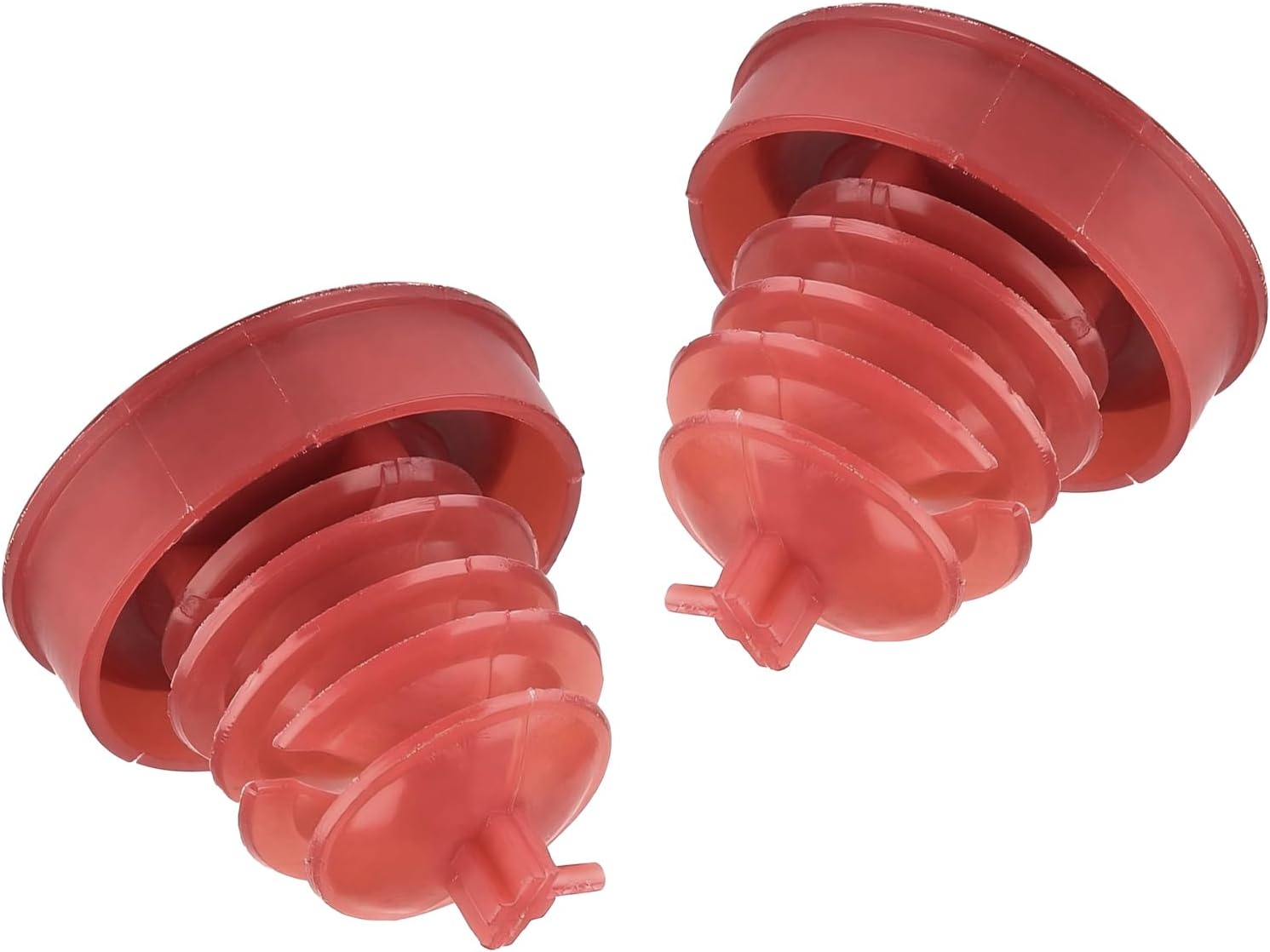 2PCS Power Steering Reservoir Caps, Hydraulic Power Steering Pump Reservoir Cap Plug, Replaces OEM #53697-SB3-952, Car Powers Steering Pump Oil Tank Cap Compatible with Honda Accord(Red)