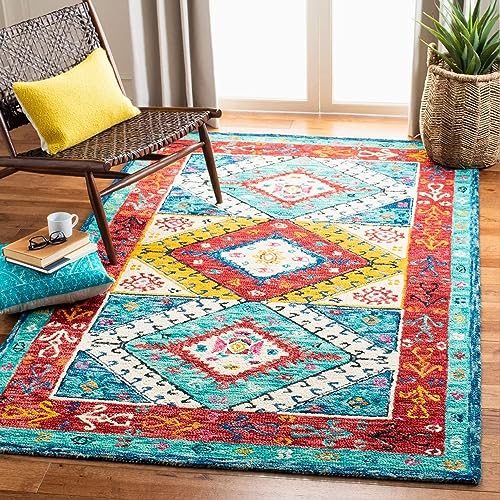 Image of Soft Pure Woolen Modern Collection Tufted Carpet for Living Room,Bedroom'Kitchen and Hall (6 X 9) Feet