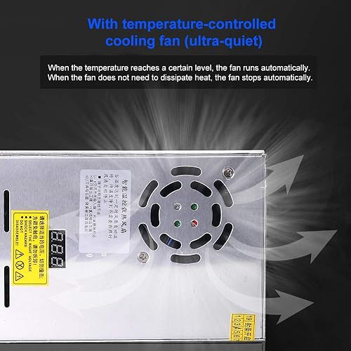 Miniatura 8 de Convertidor de voltaje de alimentación CC ajustable, MYSWEETY AC 110V-220V a DC 0-48V módulo de conmutación Fuente de alimentación de conmutación