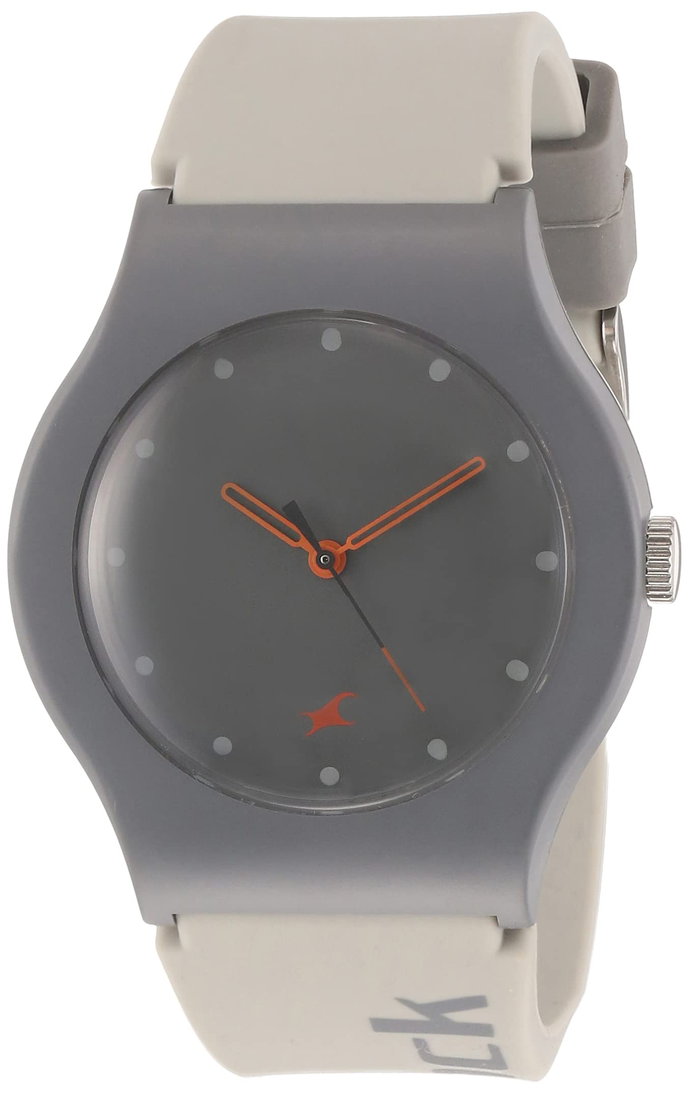 Fastrack Quartz Analog Grey Dial Silicone Strap Watch for Unisex-NS9915PP59 (B07M8QX166) Amazon Price History, Amazon Price Tracker