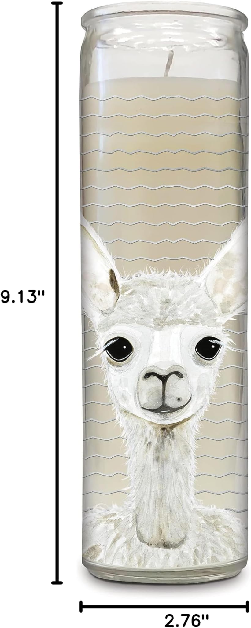 Scented Cathedral Candle by Studio Oh! - 13-Ounce Soy-Blend Wax Pillar Candle in Decorative Glass Container - Passion Fruit - Burns up to 115 Hours