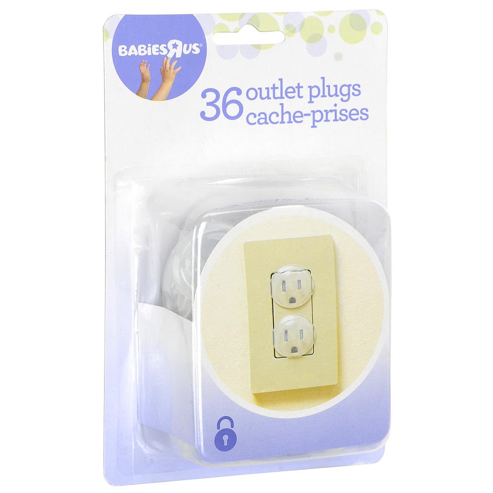 Babies R Us Outlet Plugs 36 Count Keep Those Little Fingers Safe!! Electrical