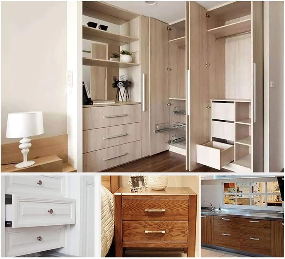 Corredores de extensión total con cierre suave para cajones de cocina y muebles, pack de 6 pares 5