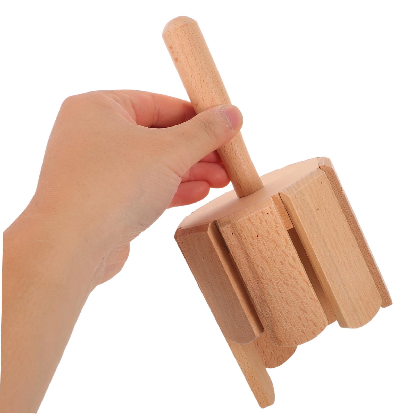 Instrumento Musical Infantil Orff de Madera Beige, 2 Piezas