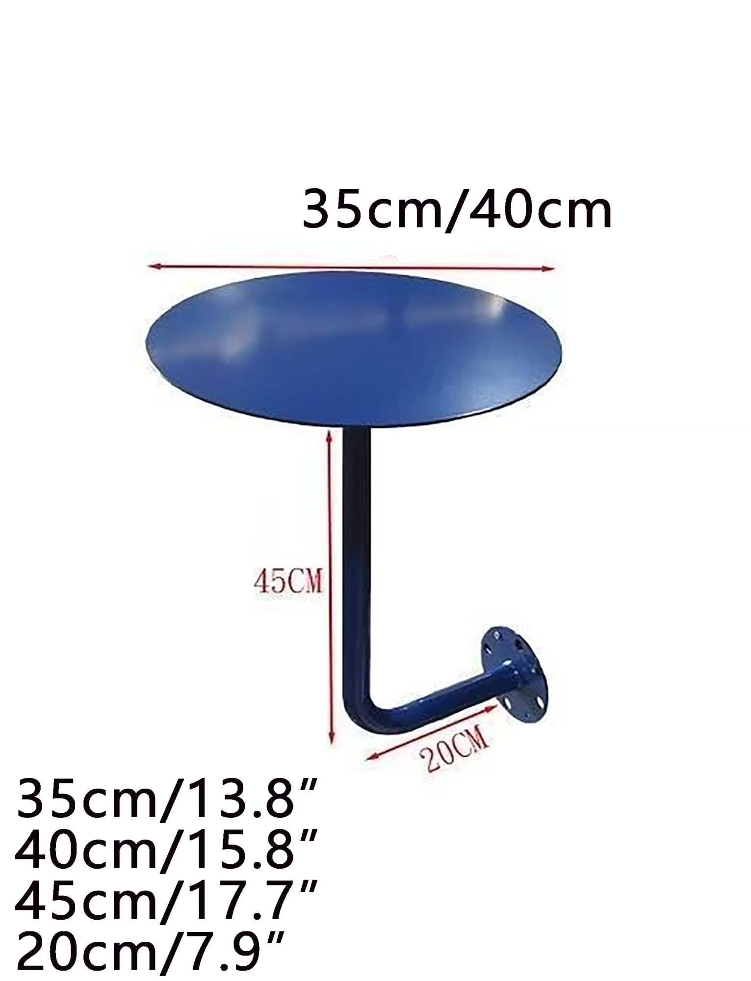 Tavolino da bar rotondo da parete, piccolo tavolino da caffè con piano in metallo resistente, perfetto per soggiorno, caffetteria, ristorante, camera da letto, elegante design verde