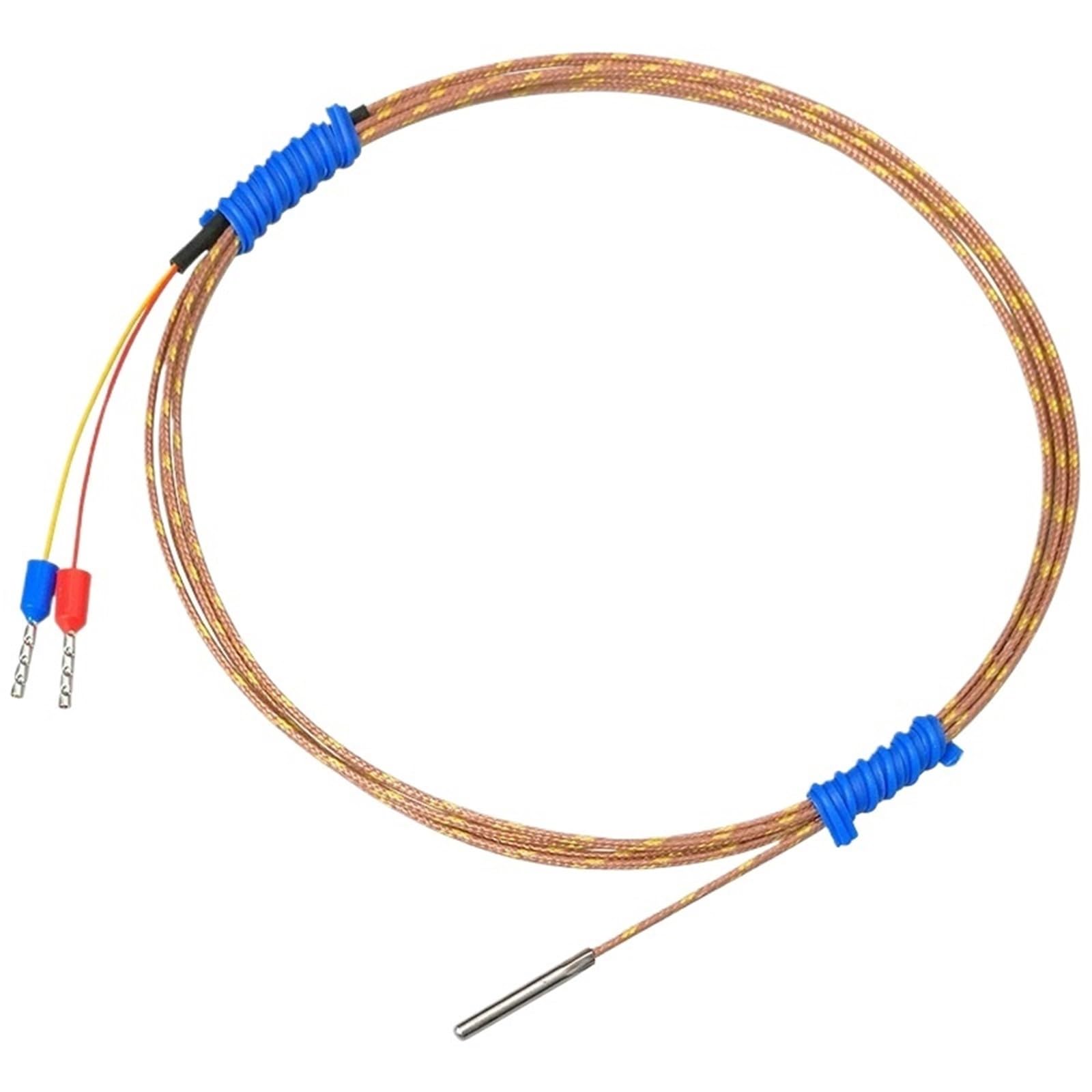 Termopar Tipo K Sonda Fina Sensor de Temperatura Alta Precisión Respuesta Rápida Alta Temperatura Cable Resistente for Industri(K Type with 0.5m)