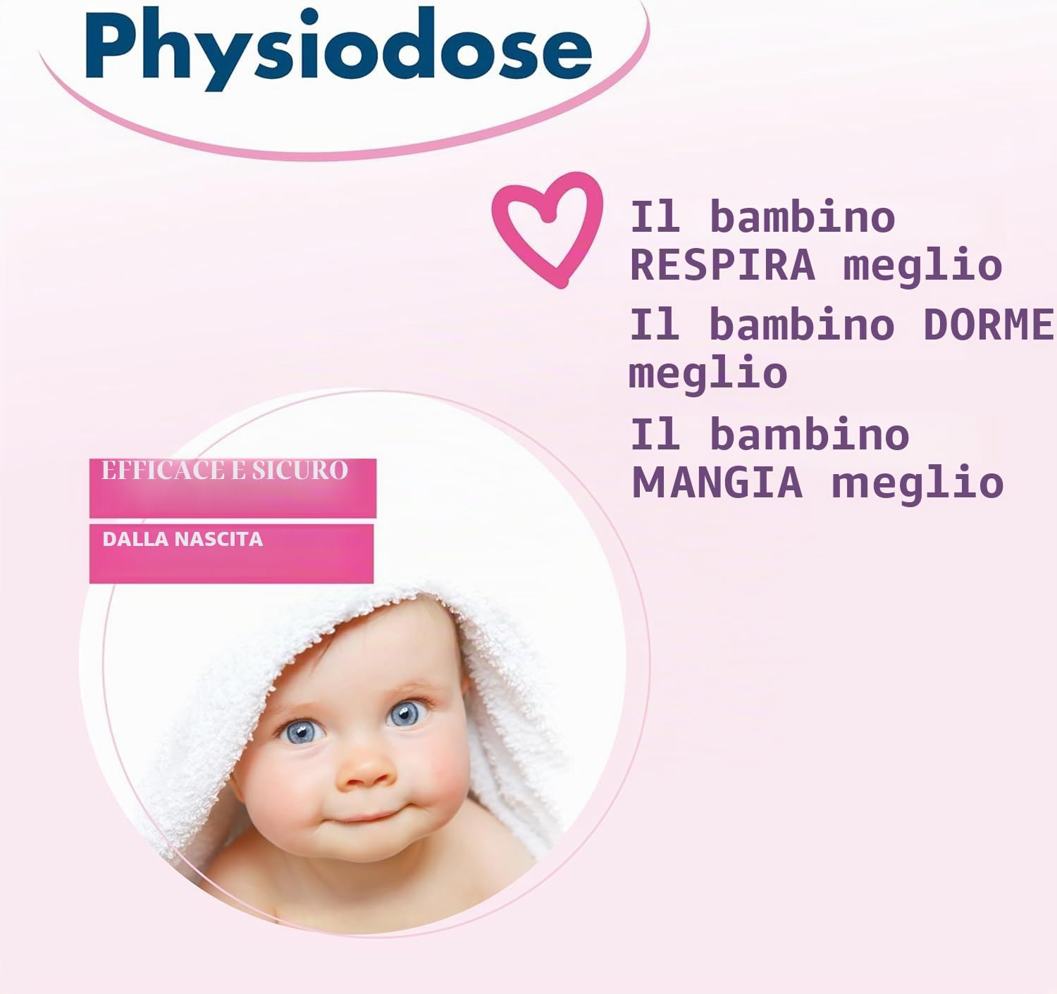 Confezione 6 FISIODOSE – Siero Fisiologico 40 x 5 ml – Igiene del naso, degli occhi, delle orecchie – Neonato, Adulto, Laboratori Gilbert – Made in France