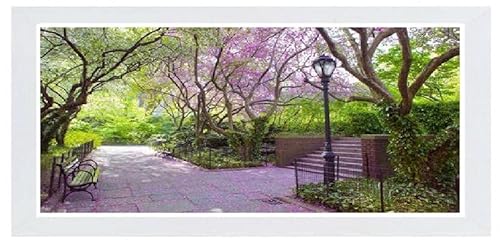 Acrylic Glass White Picture Frame Wood Photo Frame Wall Hanging Poster Frames For Walls 40cm x 25cm