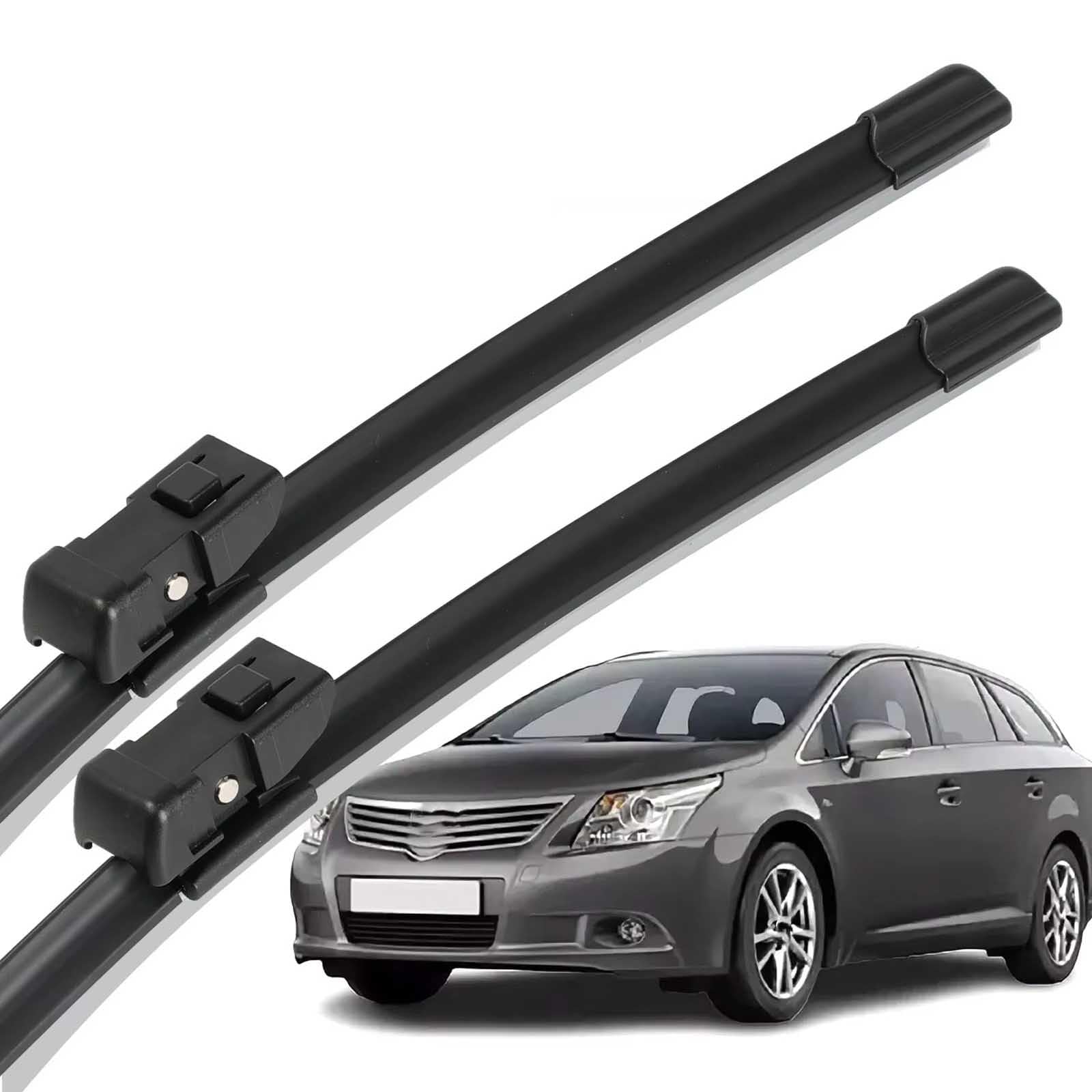 PAPEP Windscreen Wiper Blades for Toyota Avensis MKZ T27 T270 2009-2018 26"+16", Front Replacement Wipers OEM Quality Water Repellent Rubber Automotive Windshield