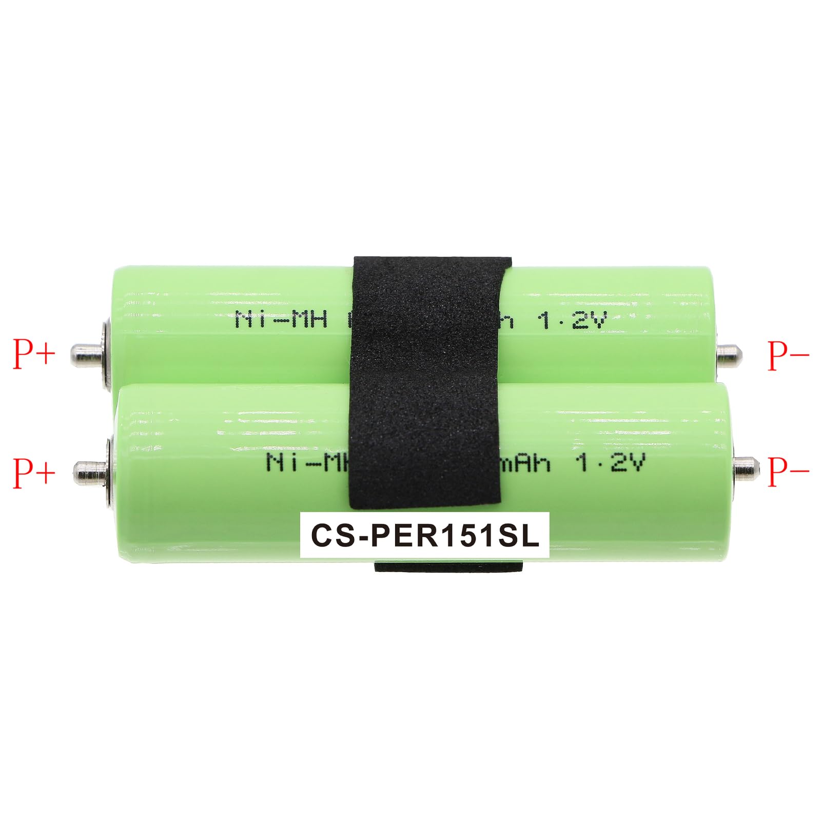Batteria di ricambio da 2000 mAh/2.40 Wh compatibile con Panasonic ER-1510, ER-1511, ER-1610, ER-1611, WER1511L2508
