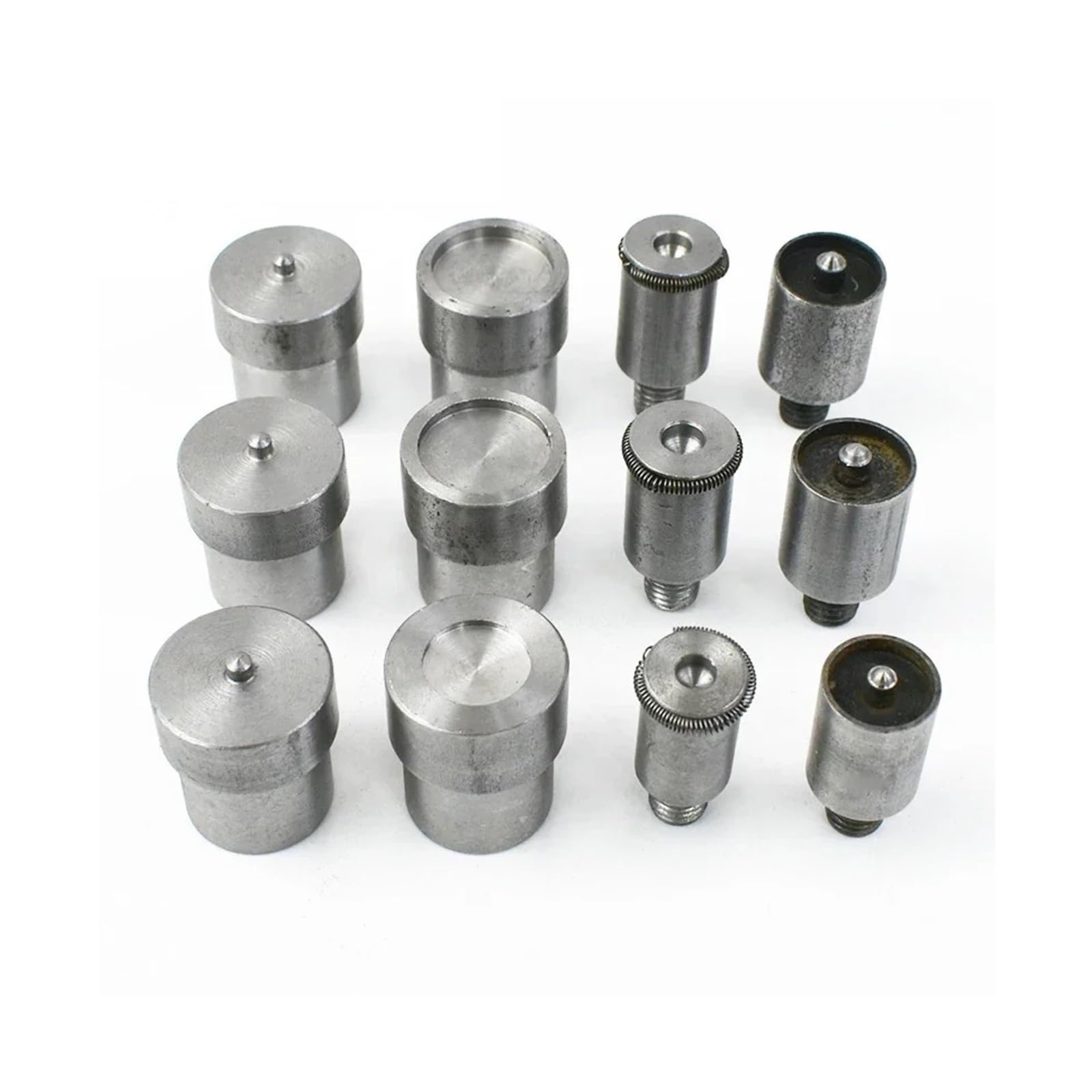 Snap Fasteners Botón Die Troquel de botón a presión metal 10/12,5/15 mm | Herramienta de prensa de hilo, troqueles de sujeción, herramientas de bricolaje(633-12.5mm)