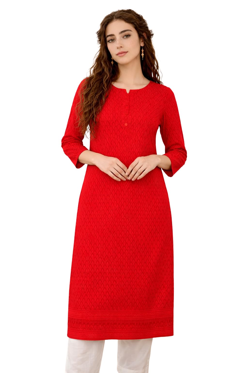 Chikankari Kurti | Lucknowi Chikankari Kurti | Chikankari Kurtis for Women | Chikankari Kurta for Women | Kurta for Women-picture-33
