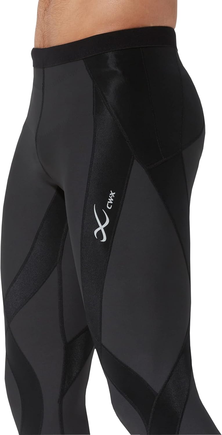 CW-X Men's Endurance Generator Insulator Joint and Muscle Support 3/4 Compression Tight, Base Layer Capri Pants for Skiing