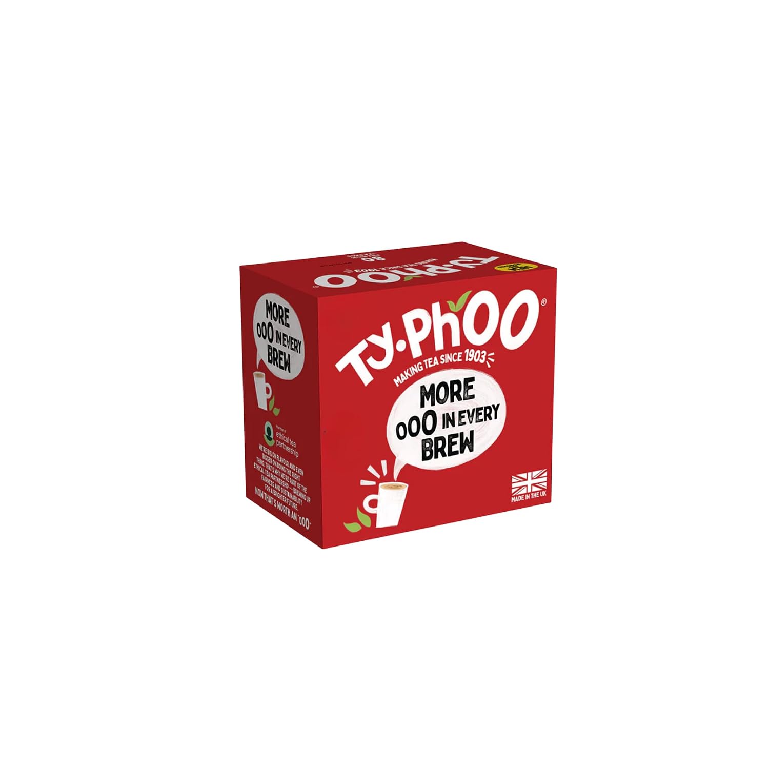 Typhoo Black Tea, 80ct Bags