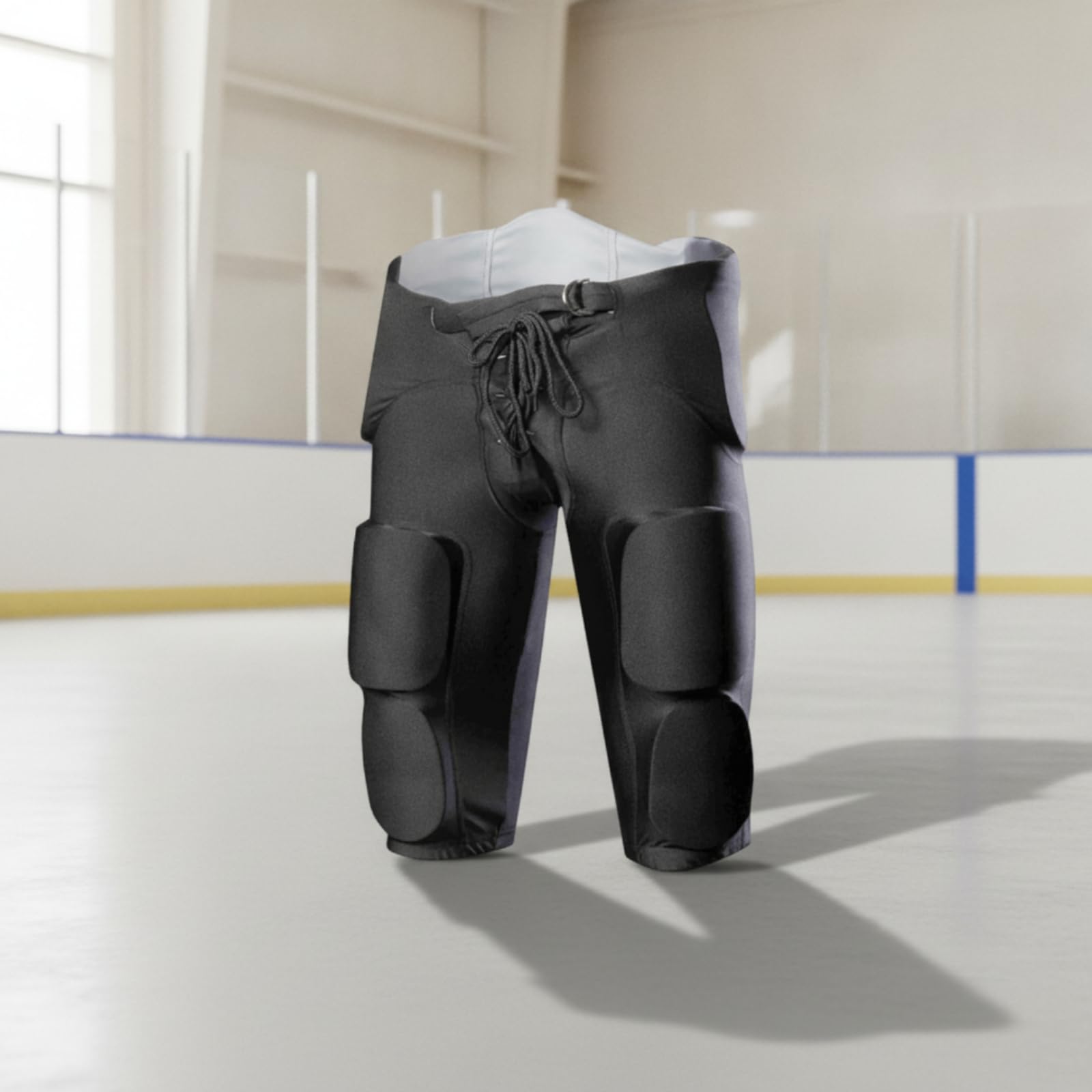 predolo Short Protection avec Rembourrage Ajusté Short Protection Souple Pantalon Court pour Sportifs, Entraînement, Compétition , 2XL , Children Black