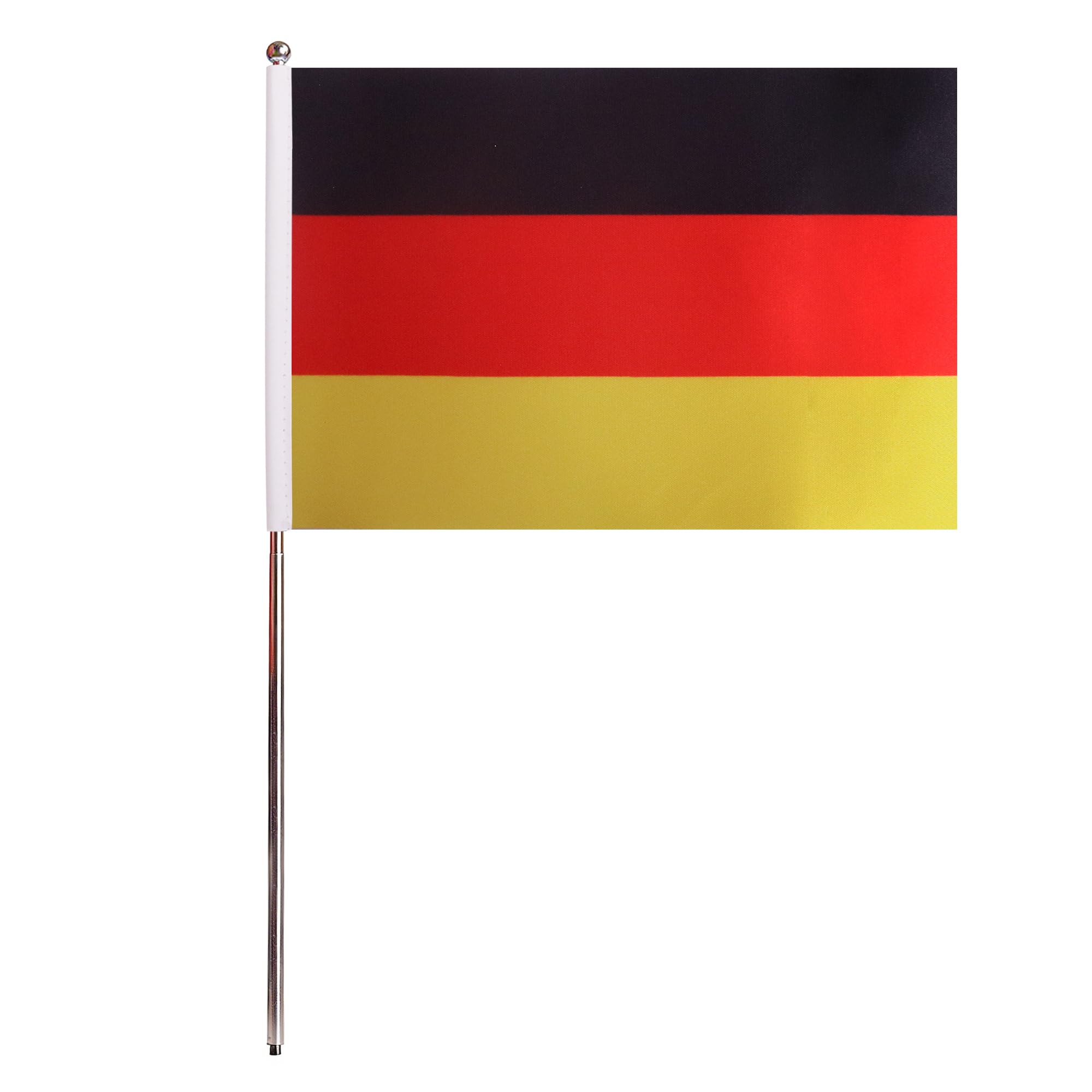 AZ FLAG - Drapeau De Table Allemagne Prestige - Drapeau Allemand De Bureau En Satin Avec Hampe De 30cm Et Socle En Métal - 22x15 cm