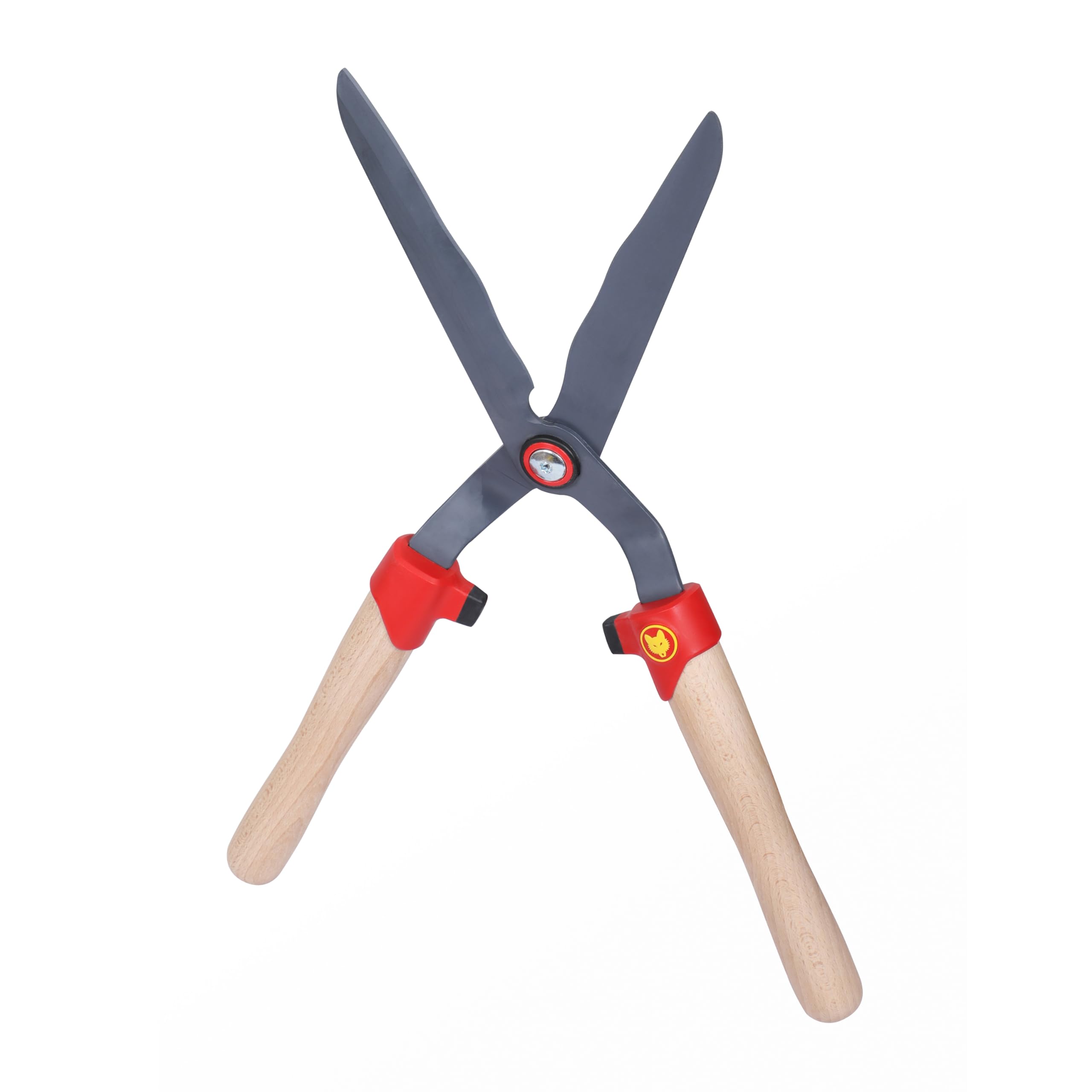 WOLF-Garten | Heckenschere HS-WW mit Wellenschliff und Holzgriff; 73AHA007650, Rot