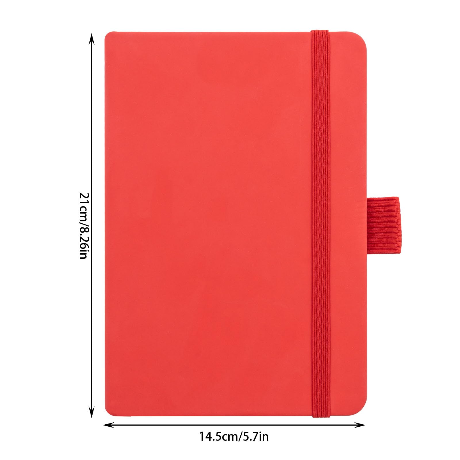 LYCN 7pcs A5 Hardback Journal Notebook with Pen Loop - Image 2