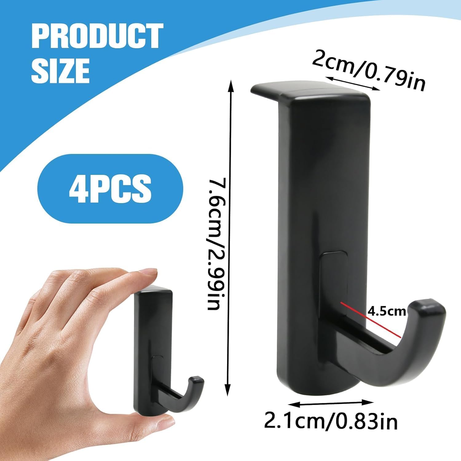 Under Desk Headphone Hanger Headset Holder Adhesve - Etsy
