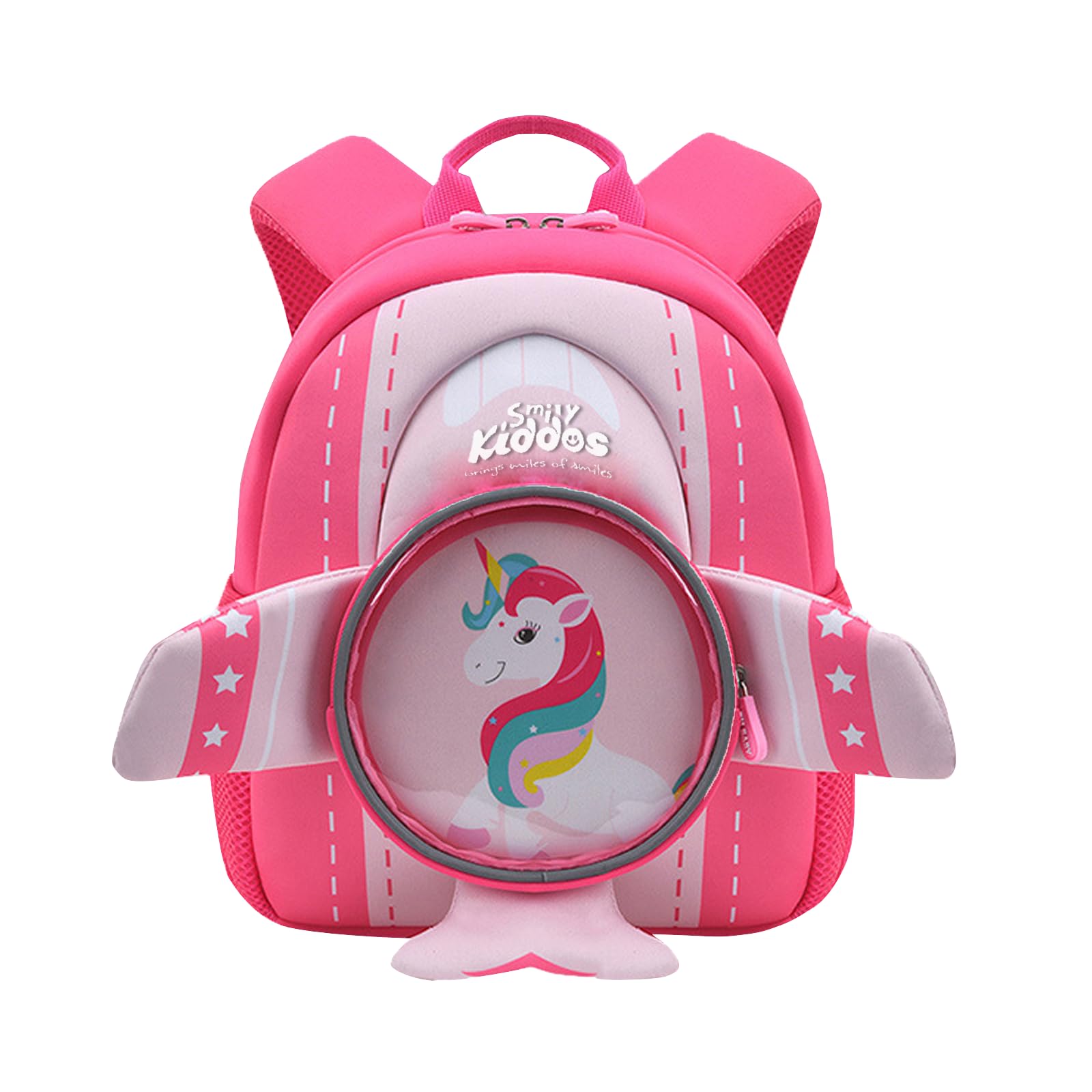 Smily Kiddos6 Ltrs Go Out Unicorn Theme Pink Backpack - Kids & School Backpack For Girls