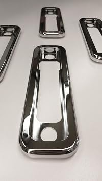 HPC Hummer H2 Smooth Chrome Billet Side Marker Light Bezel Set