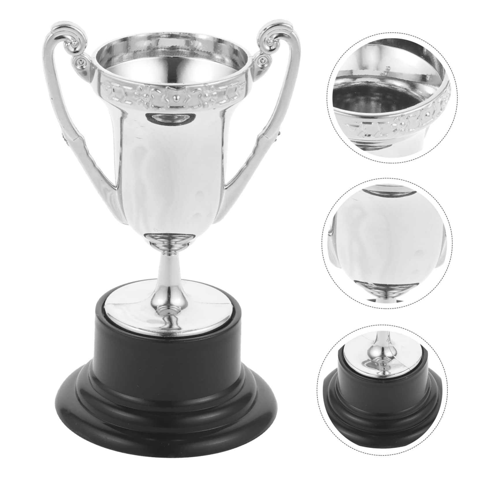 ミニトロフィー 銀製M*い様 レトロな純銀製のトロフィー（刻印 純銀