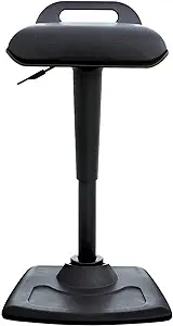 Vari Active Seat - Adjustable Ergonomic Standing Desk Chair for Adults - Portable Home Office Furniture, Comfortable Wobble Stool with Dynamic Range of Motion - Fully Assembled