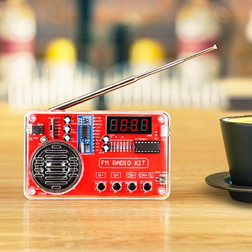 Kits de electrónica, Kits de Soldadura, Kits de Radio, Kits de Radio DIY con Pantalla Digital USB, aprende a soldar, Kits educativos y de práctica de Soldadura DIY