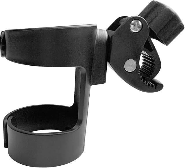 Gsrhzd Pram Cup Holder, Buggy Cup Holder, Stroller Cup Holder, Pushchair Parts Accessories, Adjustable Bottle Organizer, for Pushchair, Bikes, Trolleys, Walkers and Wheelchairs
