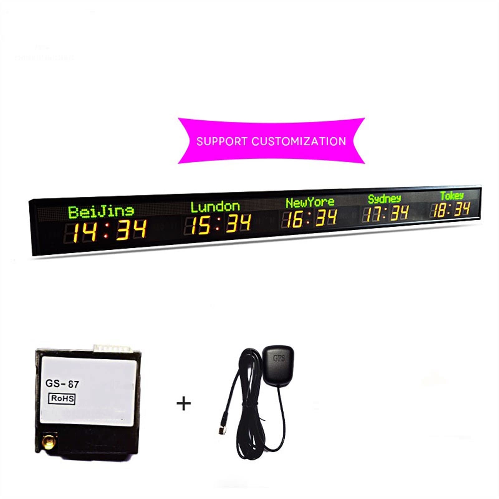 Buy juqing6869 Stopwatch Watch LED Wall Clock Countdown Timer/hotel