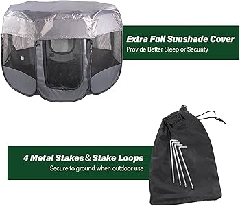 Amazon.com: BETOPET Dog Playpen Portable Upgraded - Pet Cat