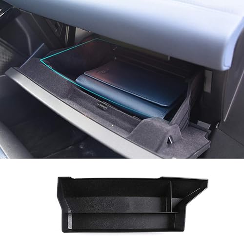 CHEYA Caja de almacenamiento de guantes de plástico ABS Co-Pilot para Land Rover Discovery Sport 2019-2020, para Range Rover Evoque L551 2020