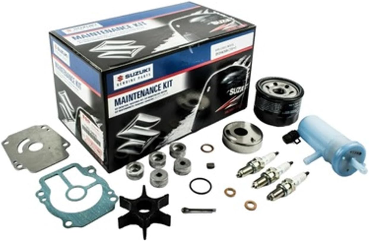 Suzuki Marine Outboard Engine Maintenance Kit, DF25A/DF30A 2015+, Oil Filter, Fuel Filter, Water Pump Kit