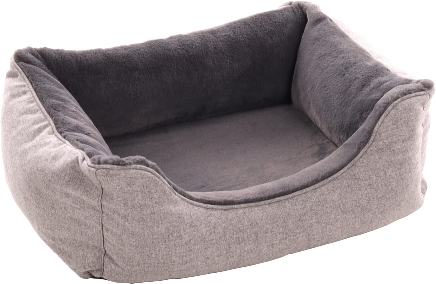 Panier Esmo déhoussable Flamingo gris avec fermeture éclair pour un lavage facile