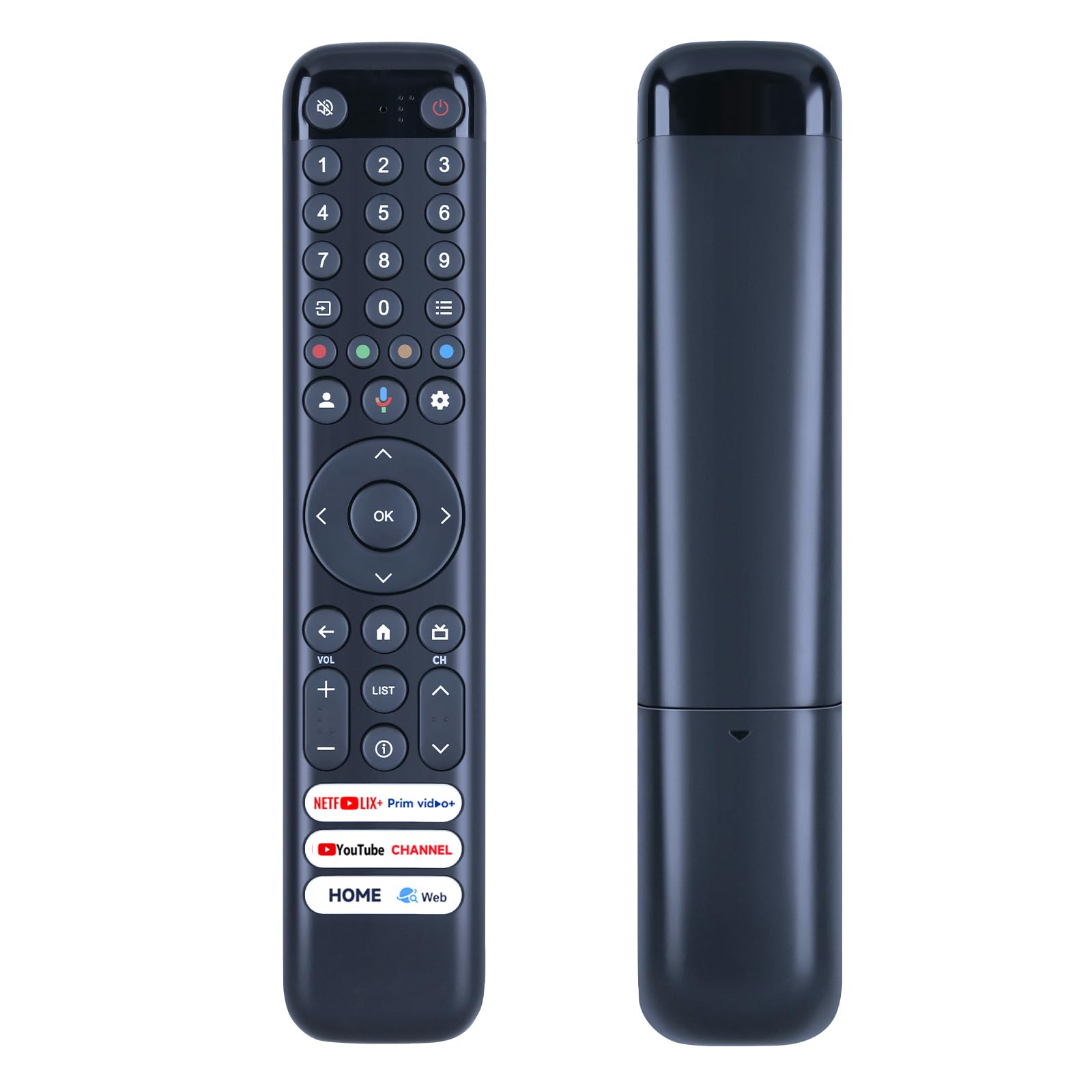 Snrigw Replacement Voice Remote for TCL Smart TVs Compatible with Model RC833 Series RC833-G