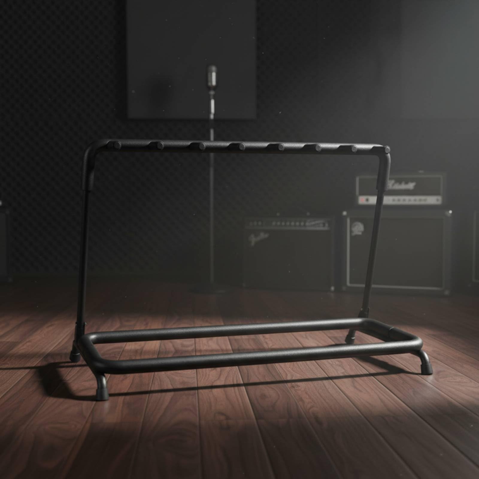 Expositor Guitarras Uso Universal Protección Acolcda para Hogar, Escenario , 3-Row