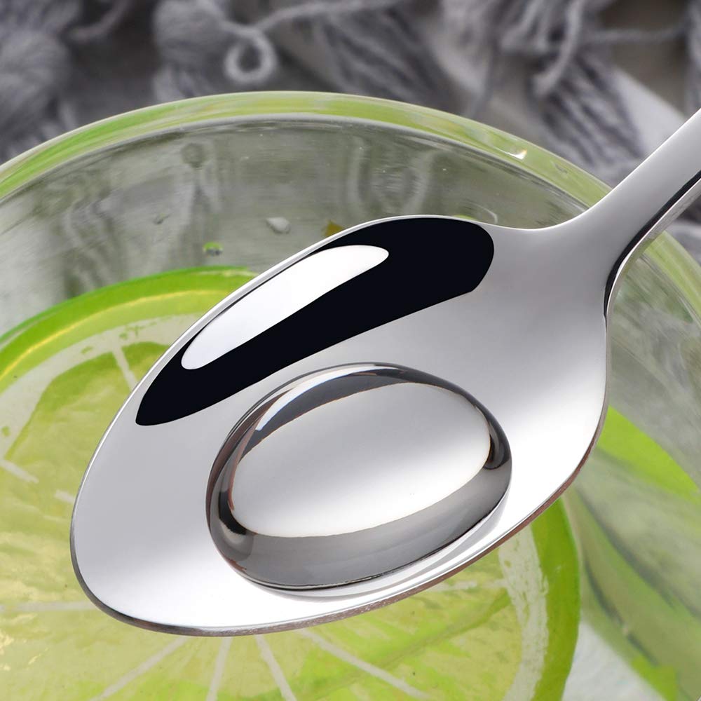 DOCBLACK 6-Piece Espresso Spoon Set - 5.32 Inch 304 Stainless Steel Mini Teaspoons
