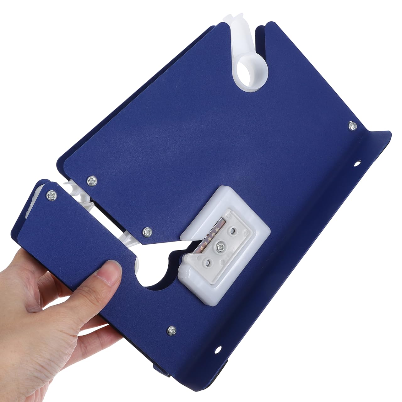 Operitacx Máquina Selladora De Bolsas Manual Con Cuchilla Incorporada Y Base Antideslizante Para Sellar Bolsas De Comida Snacks Frutas Verduras Y Pan En Hogares Y Supermercados