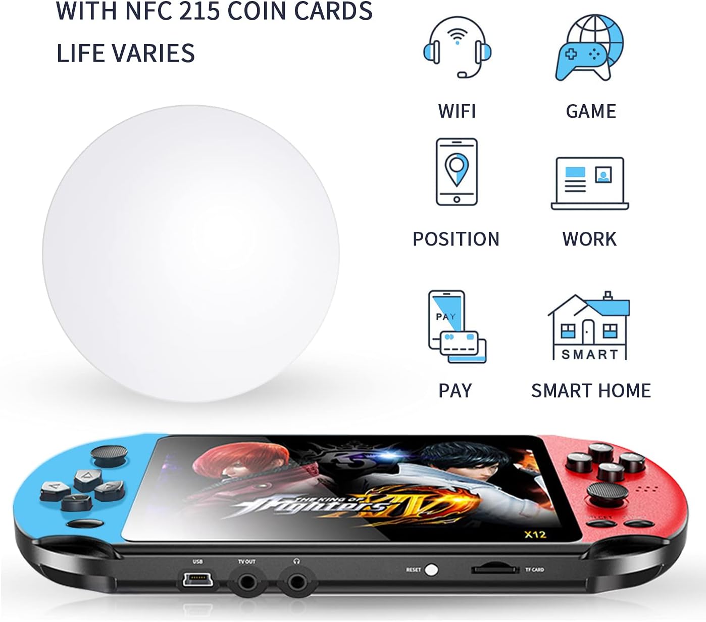 25pcs Round 35mm NFC Tags Blank NTAG215 NFC Coins(1.37 inch) Cards, 504 Bytes programmable NFC Chip Tags,iPhone NFC Tags,Work with TagMo and Amiibo for All NFC-Enabled Smartphones and Devices : Office Products